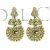 Pendientes sapos traje regional gallego filigrana plata dorada