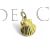 Colgante concha de Santiago de Compostela oro 18k