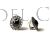 Jet black jais gagat turmaline earrings azabache acibeche pendientes omega