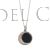 Colgante eclipse plata y azabache