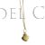 Colgante oro scallop shell camino de santiago