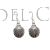 Pendientes concha plata