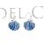 Pendientes concha santiago azul itinere