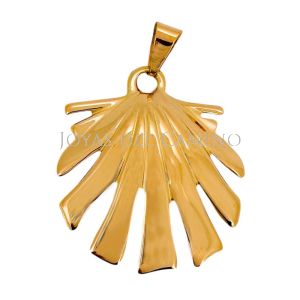 Colgante Concha Oro Camino de Santiago y Compostela XXL