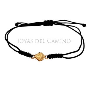 Pulseras concha Camino de Santiago oro 18k