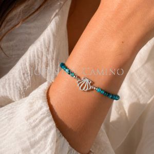 Pulsera Concha y Piedra Natural Buen Camino