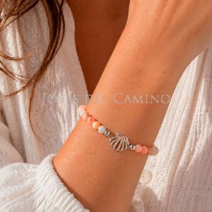 Pulsera Concha y Piedra Natural Buen Camino