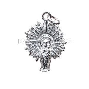 Medalla Nuestra Señora Virgen del Pilar plata