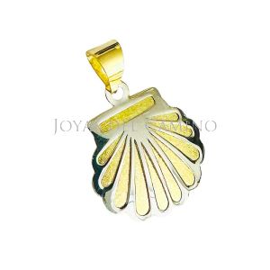 Concha Vieira Oro Amarillo y Oro Blanco Camino Santiago