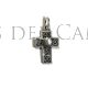 Colgante cruz latina plata filigrana