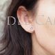 Celt spiral earrings bright