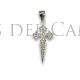 Cruz Santiago Compostela Espada plata circonitas