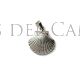 Scallop shell Camino pendant silver