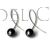 Pendientes plata y azabache jet black jais earrings