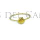 Camino Santiago scallop shell 18k gold ring