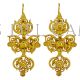 Pendientes traje de gallega ourives de compostela