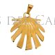 Colgante Concha Oro Camino de Santiago y Compostela XXL