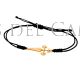 Pulsera oro cruz Santiago de Compostela