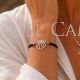 Pulsera concha buen camino cuero