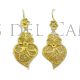 Pendientes Corazon de Viana dorados