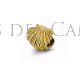 Charm camino de santiago scallop shell plata dorada