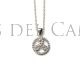 Colgante Triskel  simbología Celta Plata y circonitas