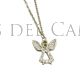 Colgante amuleto ángel plata