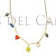 Gargantilla charms amuletos buena suerte