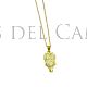 Colgante buho plata dorada good luck