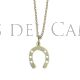 Colgante herradura buena suerte plata