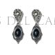 Pendientes Plata y Azabache Filigrana Artesania de Galicia Isabelinos