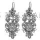 Pendientes sapos plata filigrana doas Galicia