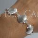 Pulsera Conchas forradas plata 925 Xacobeo
