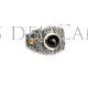 Bague argent jais or artisanat filigree Chemin de Saint Jacques 
