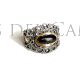 Anillo plata azabache y oro