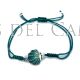 Pulsera concha de Santiago verde