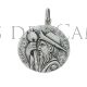 Medalla Santiago Apostol Peregrino Baston Calabaza