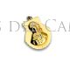 Colgante Concha Vieira y Apostol Santiago Oro 