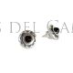 Pendientes plata y azabache artesania de Galicia