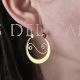 Pendientes aro Fonsagrada grandes dorado fink