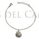 Pulsera concha de Santiago plata