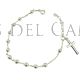 Pulsera rosario plata