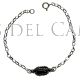 Pulseras de plata y azabache