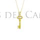 Colgante llave oro 18k Pendant good luck key gold 18 karats